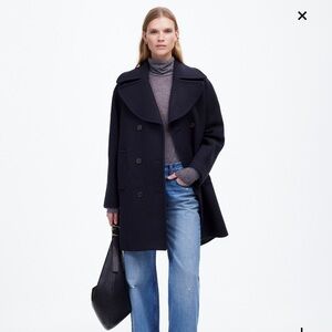 Madewell Navy Pea Coat